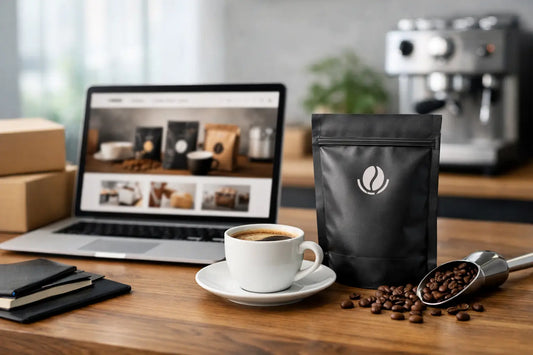 Márkázott kávé webshop indítás okosan